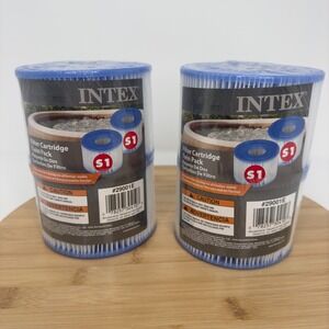 Intex PureSpa Type S1 Filter Cartridge Spa Replacement Cartridges 2 Pack